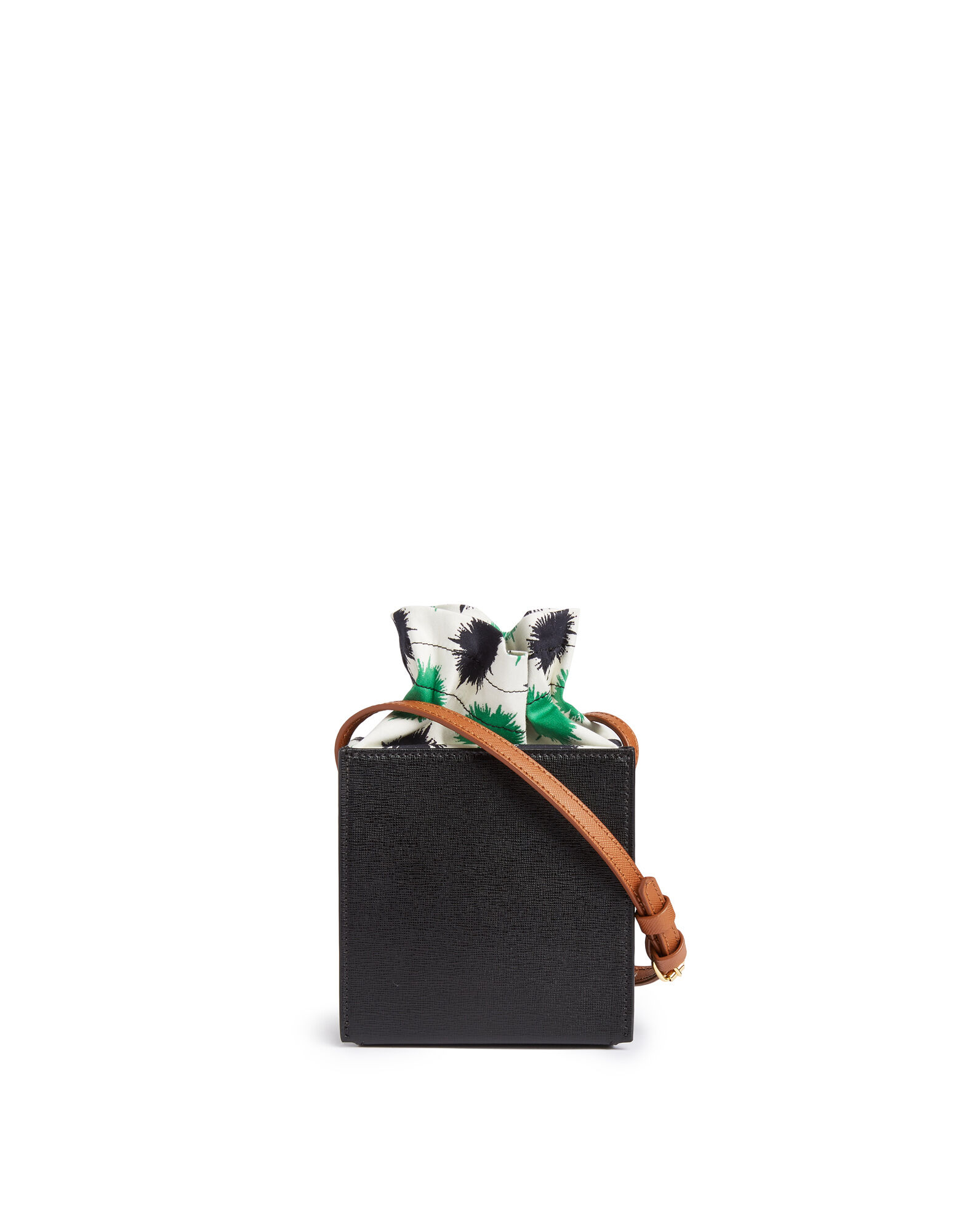 LaDoubleJ Pouch Bag Solid Black BAG0007LEA002BLA0001