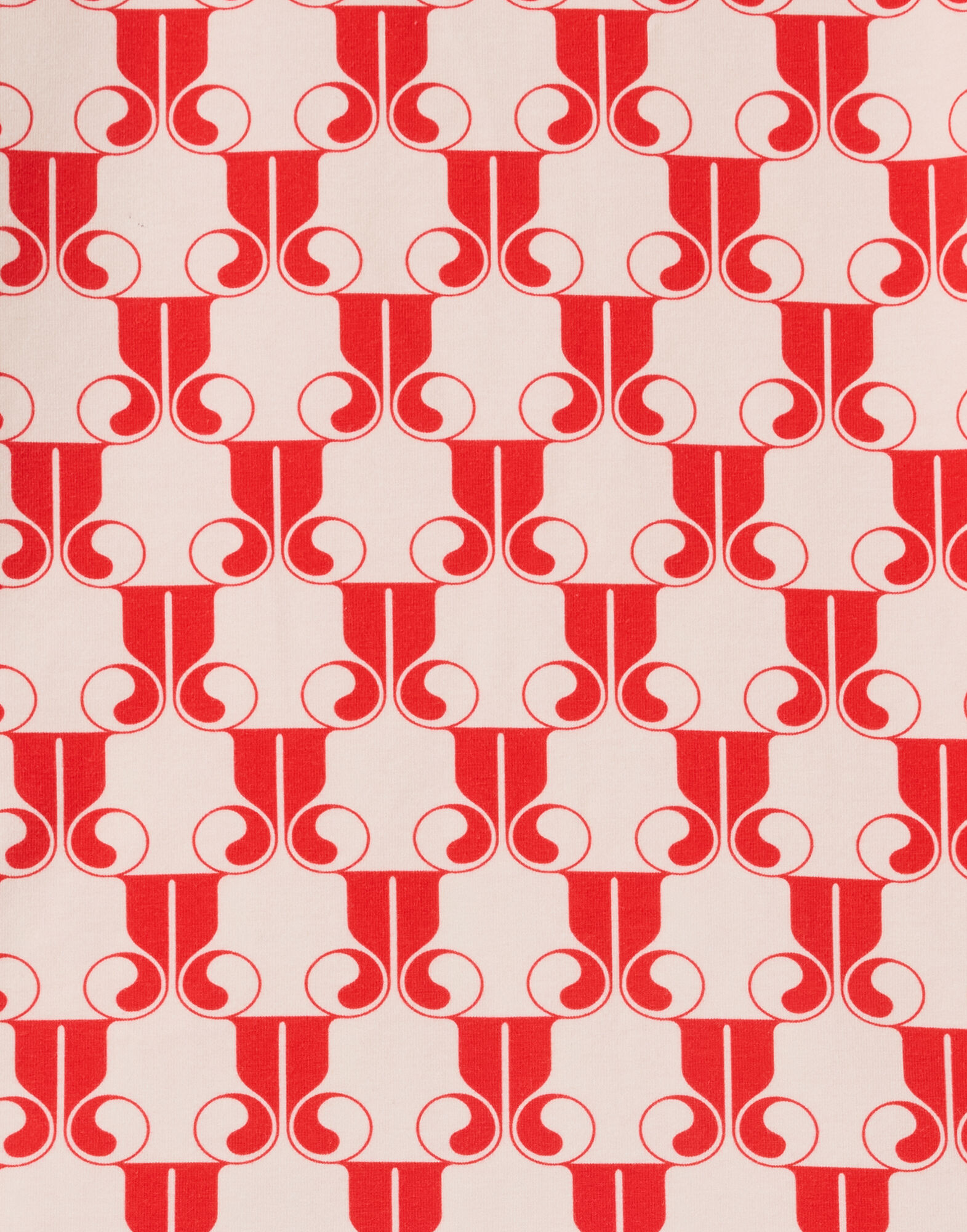 La DoubleJ The Cu-Tee Crop La DoubleJ Monogram Red TSH0068JER076DJM01RE01