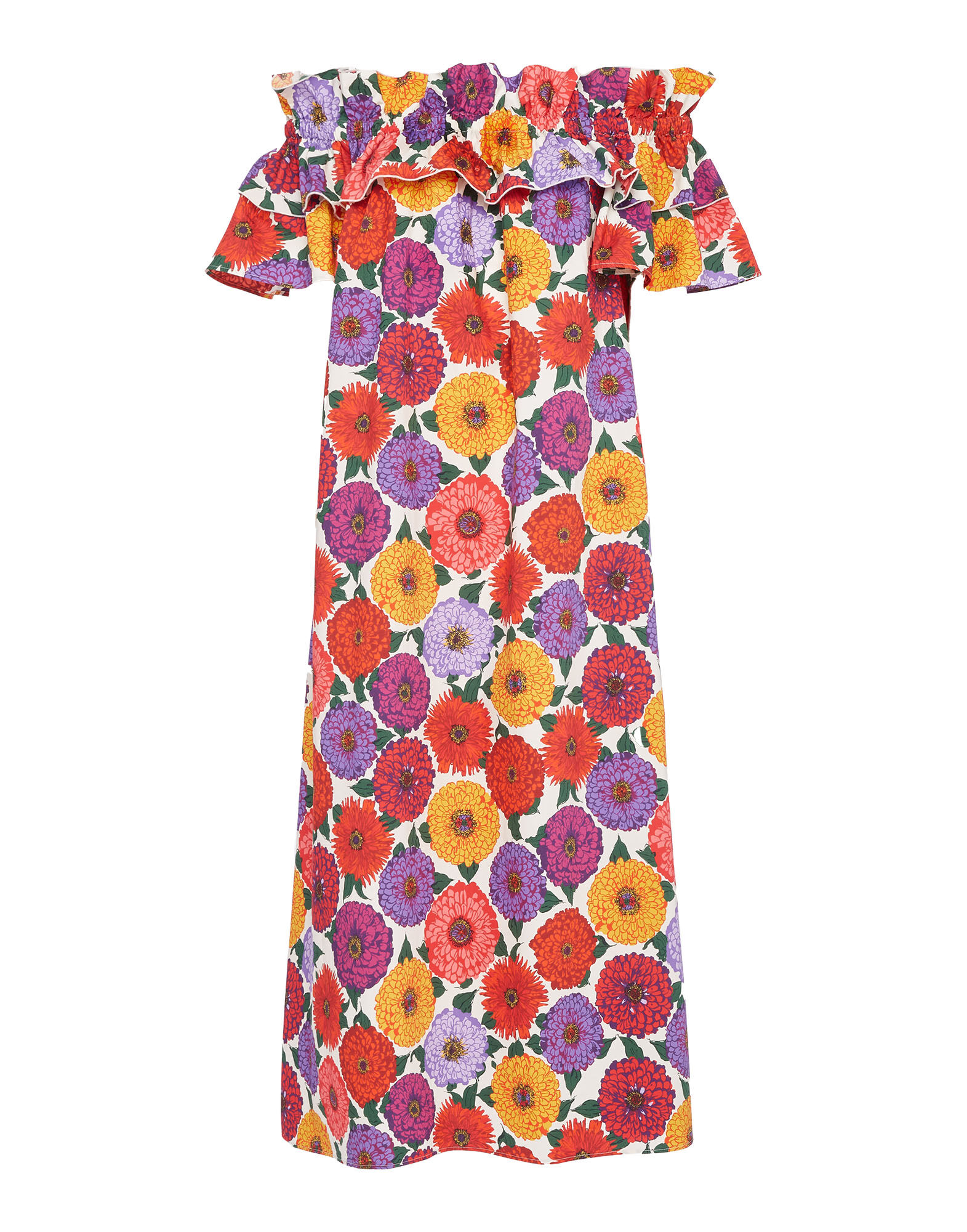 La DoubleJ Breakfast Dress Zinnie DRE0331COT001ZIN0001