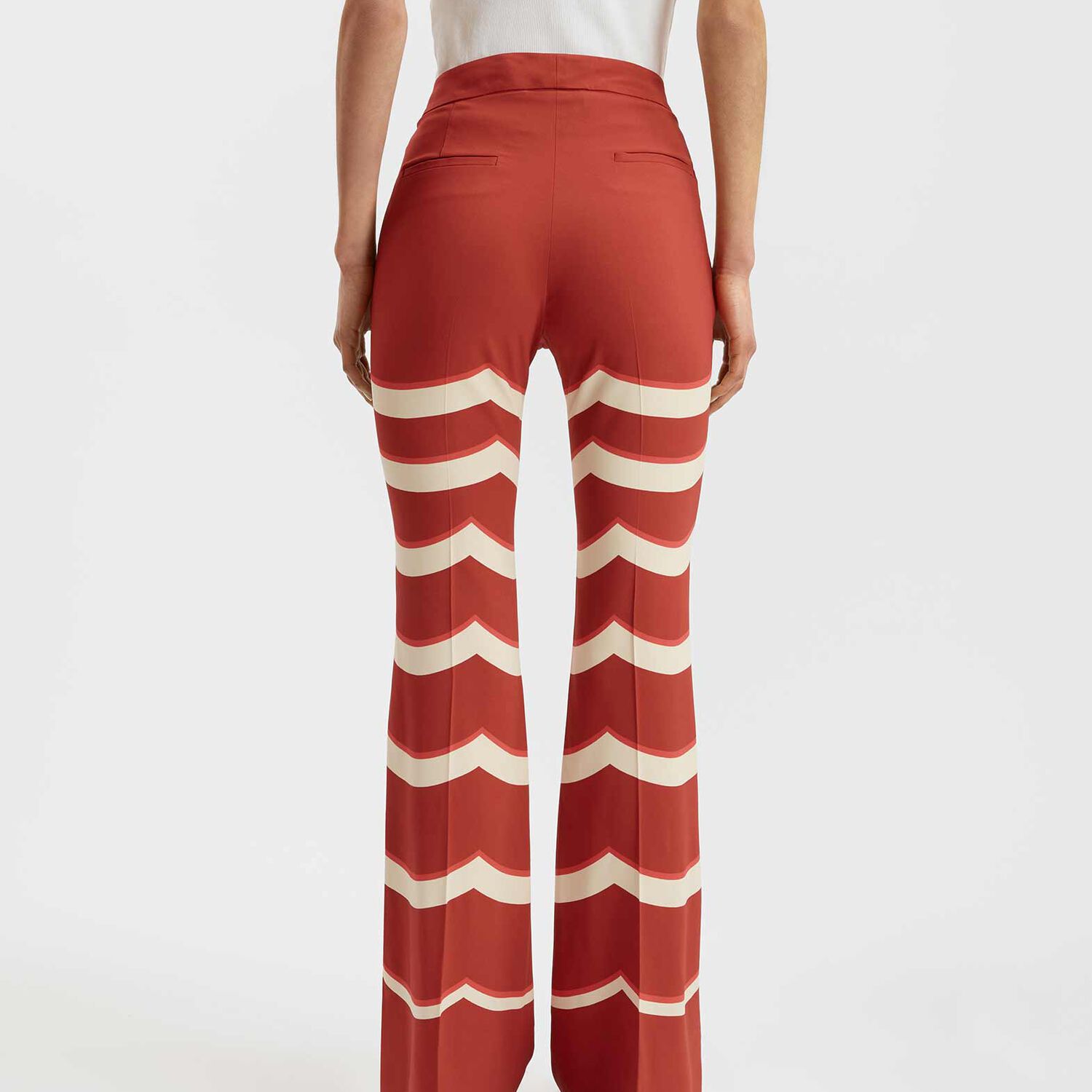 Shop La Doublej Saturday Night Pants In Fans Placée Red