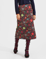 LaDoubleJ Pencil Skirt LaDoubleJ Pencil Skirt Dragonflower Viola SKI0011RAD001DRA0002