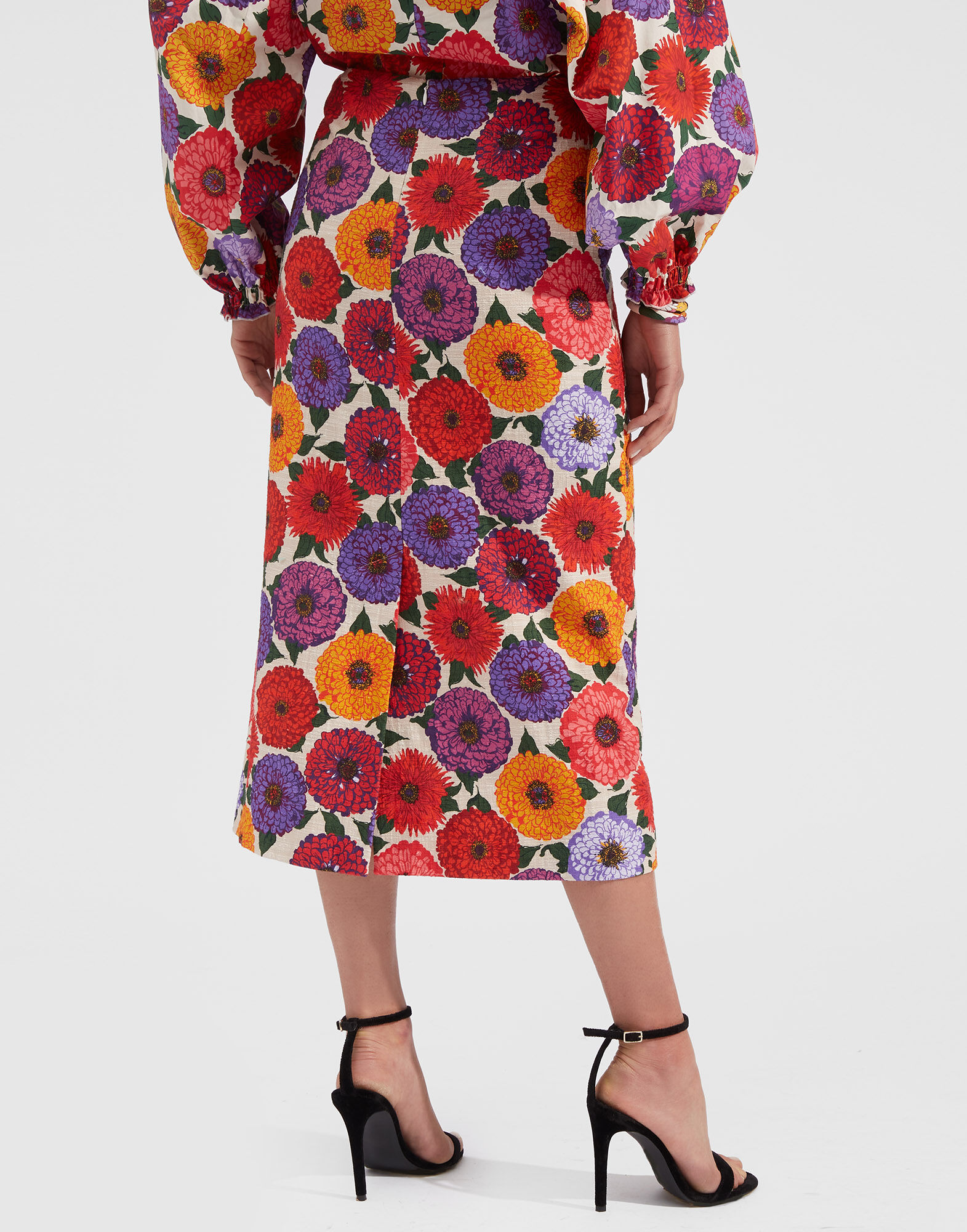 La DoubleJ Pencil Skirt Zinnie SKI0011COT005ZIN0001