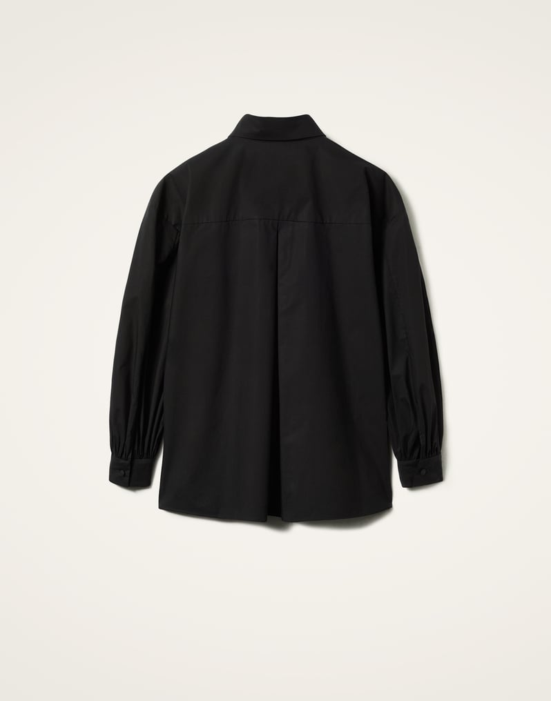 La DoubleJ Poet Shirt La DoubleJ Poet Shirt Solid Black SHI0055COT001BLA0001