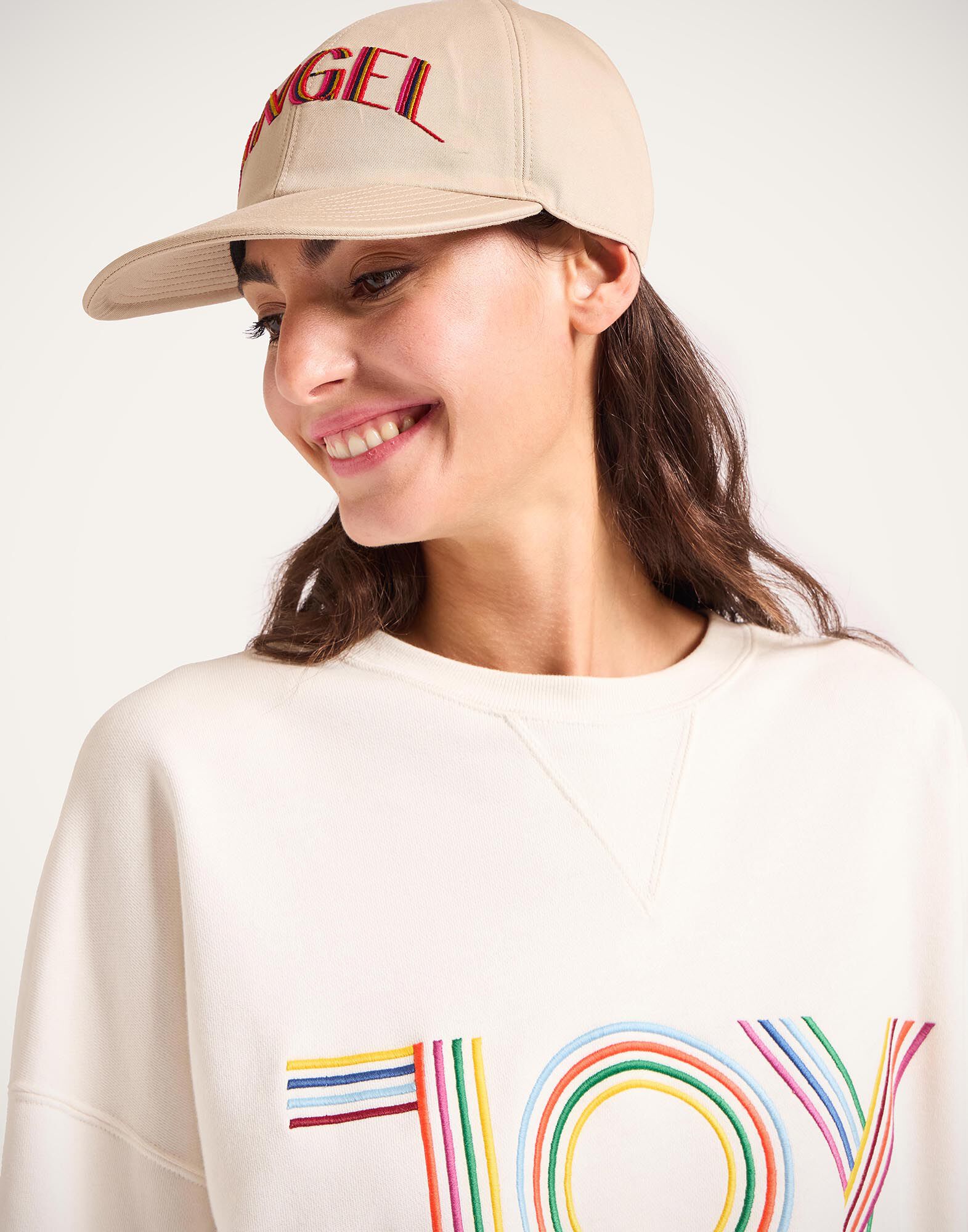 La DoubleJ Brooklyn Cap Angel Light Beige HAT0043COT026SOE05BR01