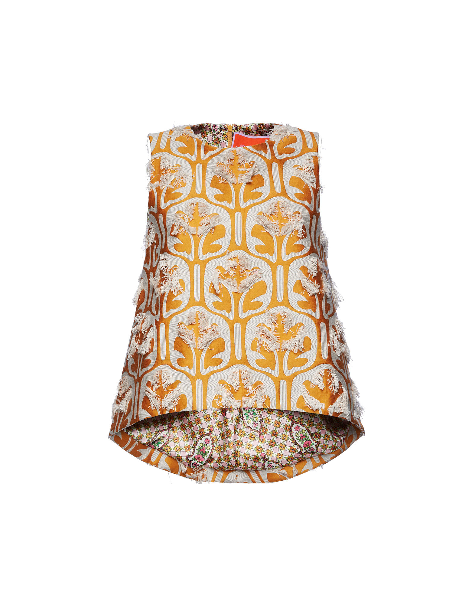 La DoubleJ La Scala Top Grove Ocra/Ghiaccio TOP0016JCQ043GRV02OR06