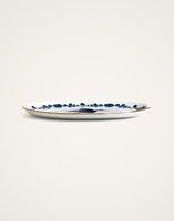 La DoubleJ Oval Platter La DoubleJ Oval Platter Wildbird Blue PLA0002CER001BIR01BU03