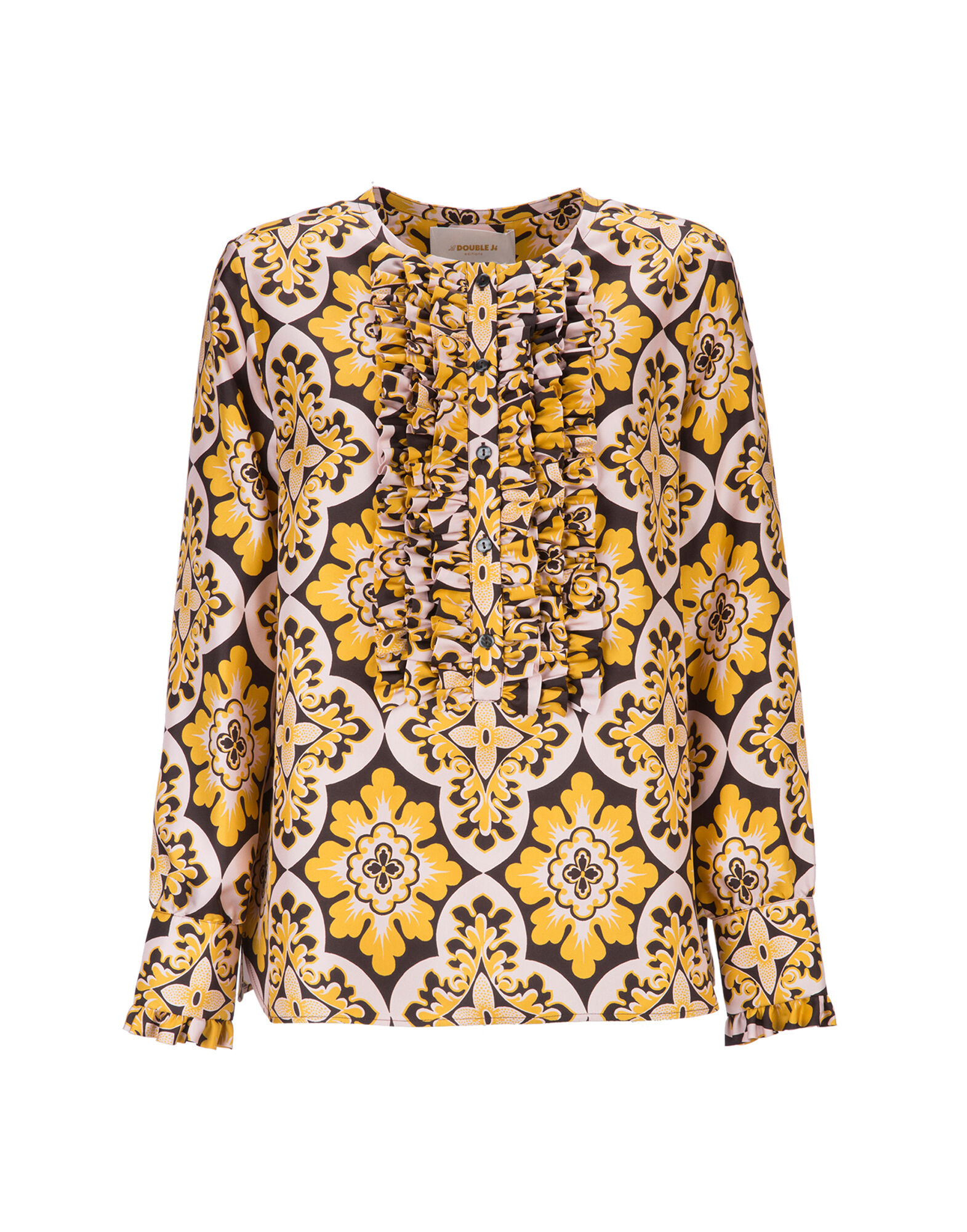 LaDoubleJ Tuxedo Shirt Palazzo SHI0005SIL001PAL0001