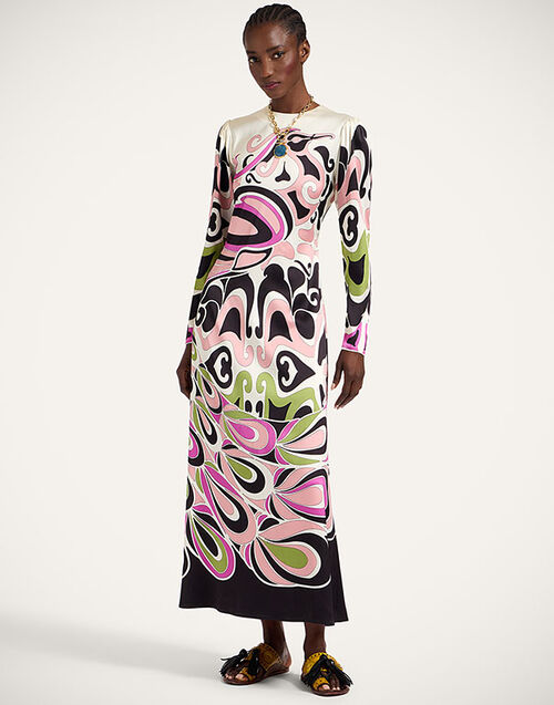 La DoubleJ Clingy Swing Phoenix Placée Pink DRE0762VIS023PHO01PI01