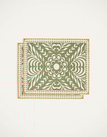 La DoubleJ Herringbone Placemats Set Of 2 La DoubleJ Herringbone Placemats Set Of 2 Tudor Light Green PMT0015COT040TDR02GR01