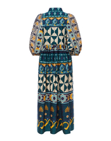 La DoubleJ Portofino Dress La DoubleJ Portofino Dress Casareale Placèe Emerald DRE0374COT039REA01GR04