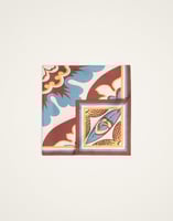 La DoubleJ Foulard 90 La DoubleJ Foulard 90 Palazzo Placée Chocolate SCA0067SIL006PAL08BR07