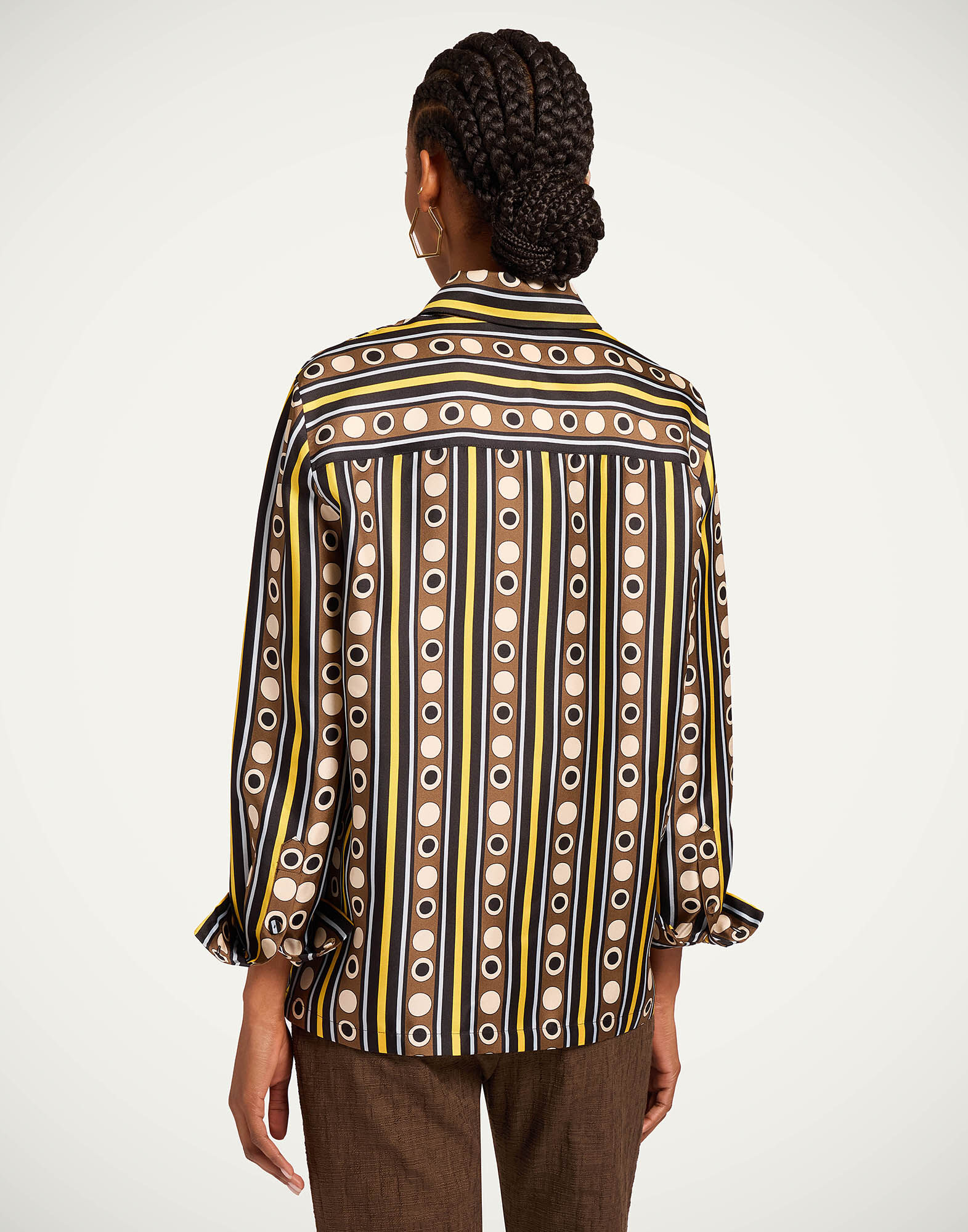 La DoubleJ Boy Shirt Sanctuary Brown SHI0001SIL001SAC01BR02