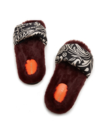 La DoubleJ Furry Slides La DoubleJ Furry Slides Fauve SHO0006FOD001FAU0001
