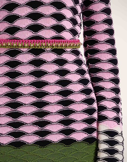 La DoubleJ Better Together Belt Bicolor Pink & Green BEL0011ROP001VA358RE04