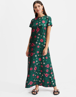 LaDoubleJ Swing Dress LaDoubleJ Swing Dress Heckfield Verde DRE0001SIL001HEC0002