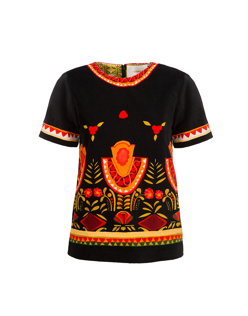 LaDoubleJ Messico Nero The Jazzy Tee LaDoubleJ Messico Nero The Jazzy Tee Messico Nero SHI0014VEL001MEX0002