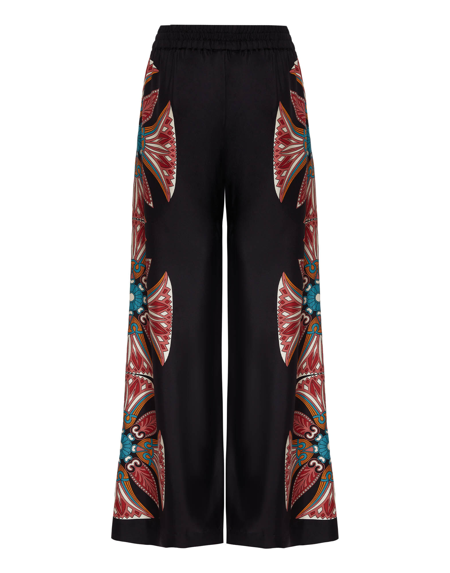 La DoubleJ Palazzo Pants Lotus Plac&eacute;e Pink TRO0026SIL006LOT01PI01