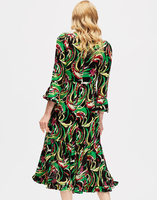 LaDoubleJ Midi Visconti Dress LaDoubleJ Midi Visconti Dress Windy Flowers DRE0091DEV001WIN0001