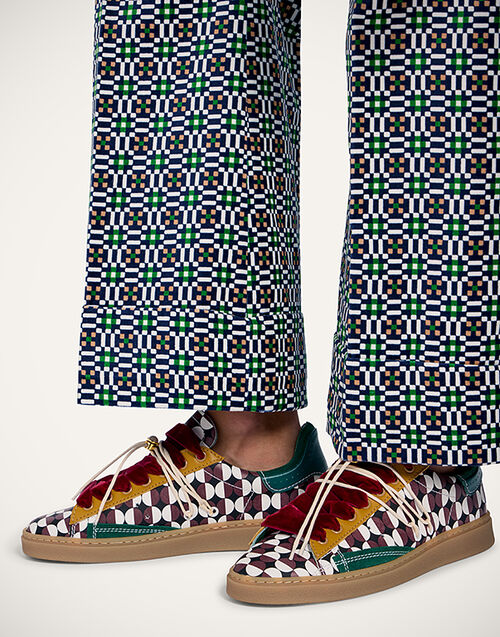 La DoubleJ All Time Low Top Sfere Burgundy SHO0112LEA017SFE01RE07