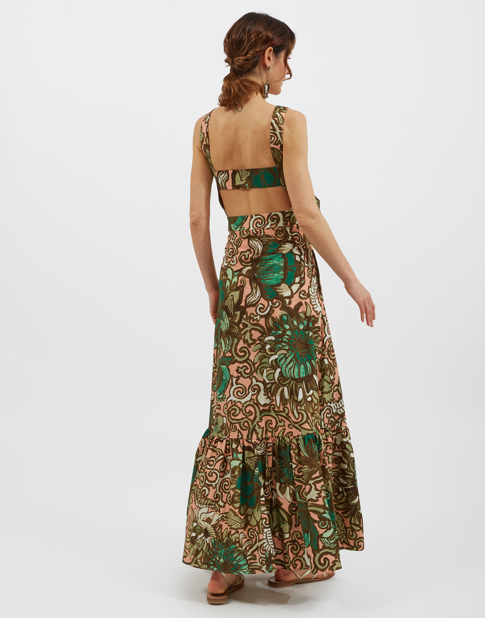 La DoubleJ Peek-A-Boo Party Dress Anemone Pink DRE0488COT039ANE02GR05