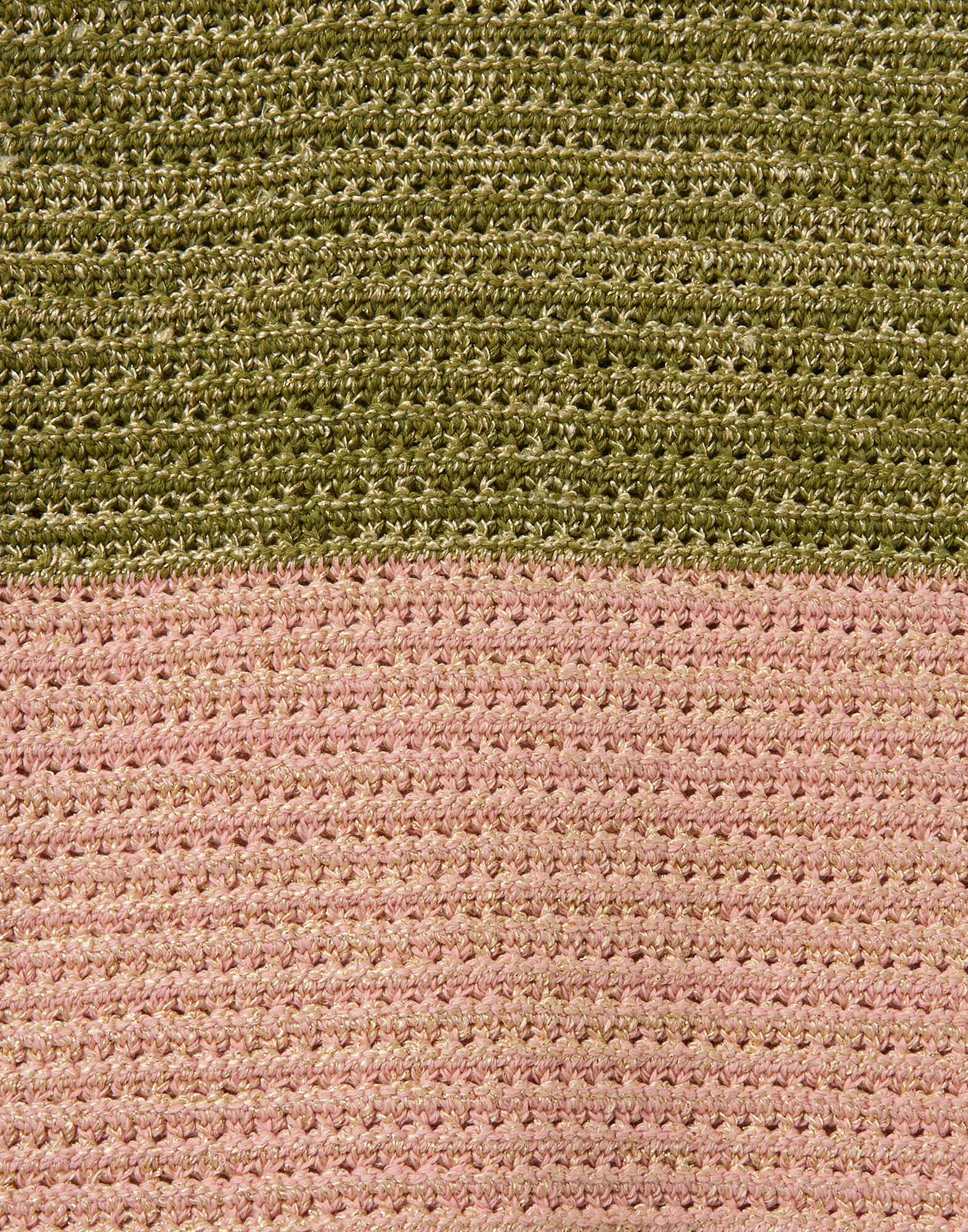 La DoubleJ Eight Counts Mini Dress Color Block Green & Pink DRE1059KNI199VA488GR12