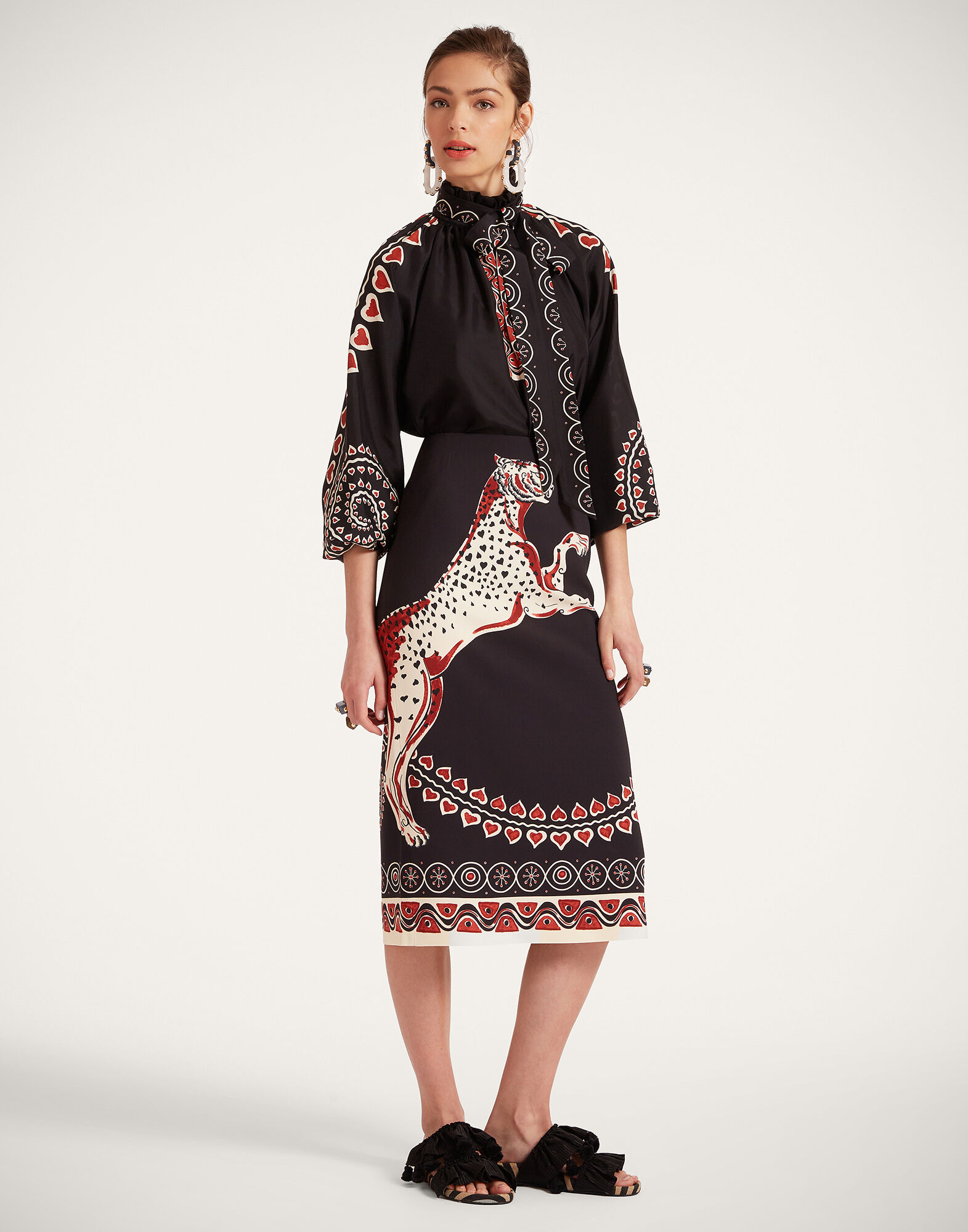 web完売品 ジプソフィア gypsohila Quilt skirt ブラック