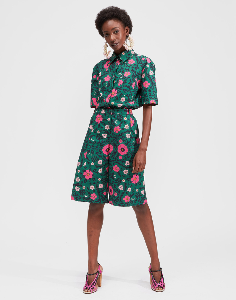 LaDoubleJ Clerk Shirt LaDoubleJ Clerk Shirt Heckfield Verde SHI0020COT001HEC0002