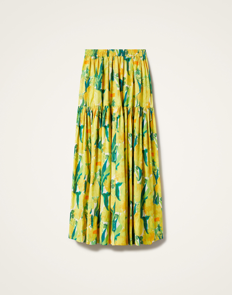 La DoubleJ Oscar Skirt La DoubleJ Oscar Skirt Zesty Yellow SKI0012COT039ZES01YE02
