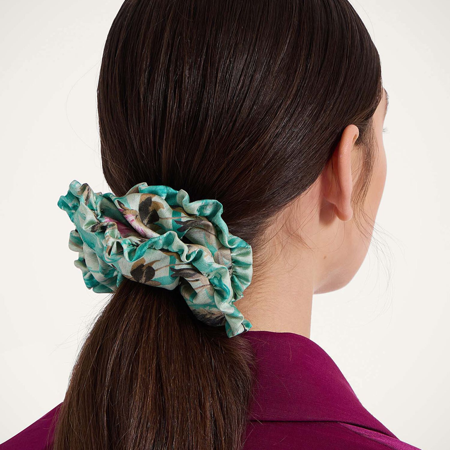 La Doublej Scrunchie Set In Mixed Prints