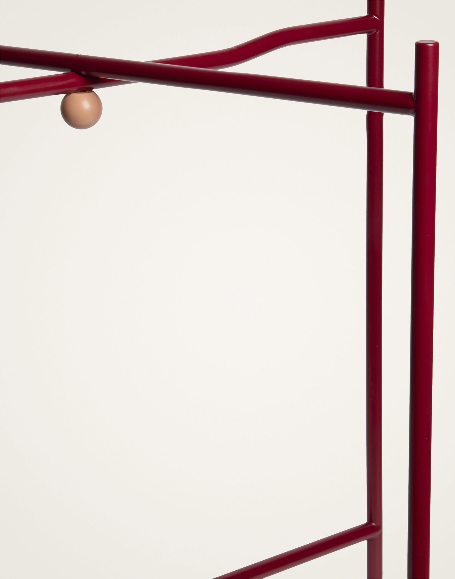 La DoubleJ Foldable Tray Stand Solid Bordeaux FTS0001MTL001SOLIDRE02