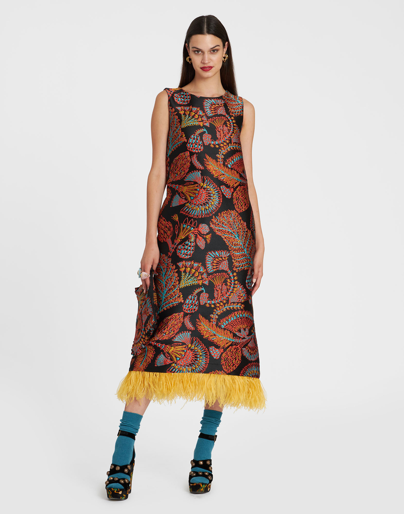 La DoubleJ Column Dress La DoubleJ Column Dress Sicomore Black DRE0549JCQ053SIC02BL01