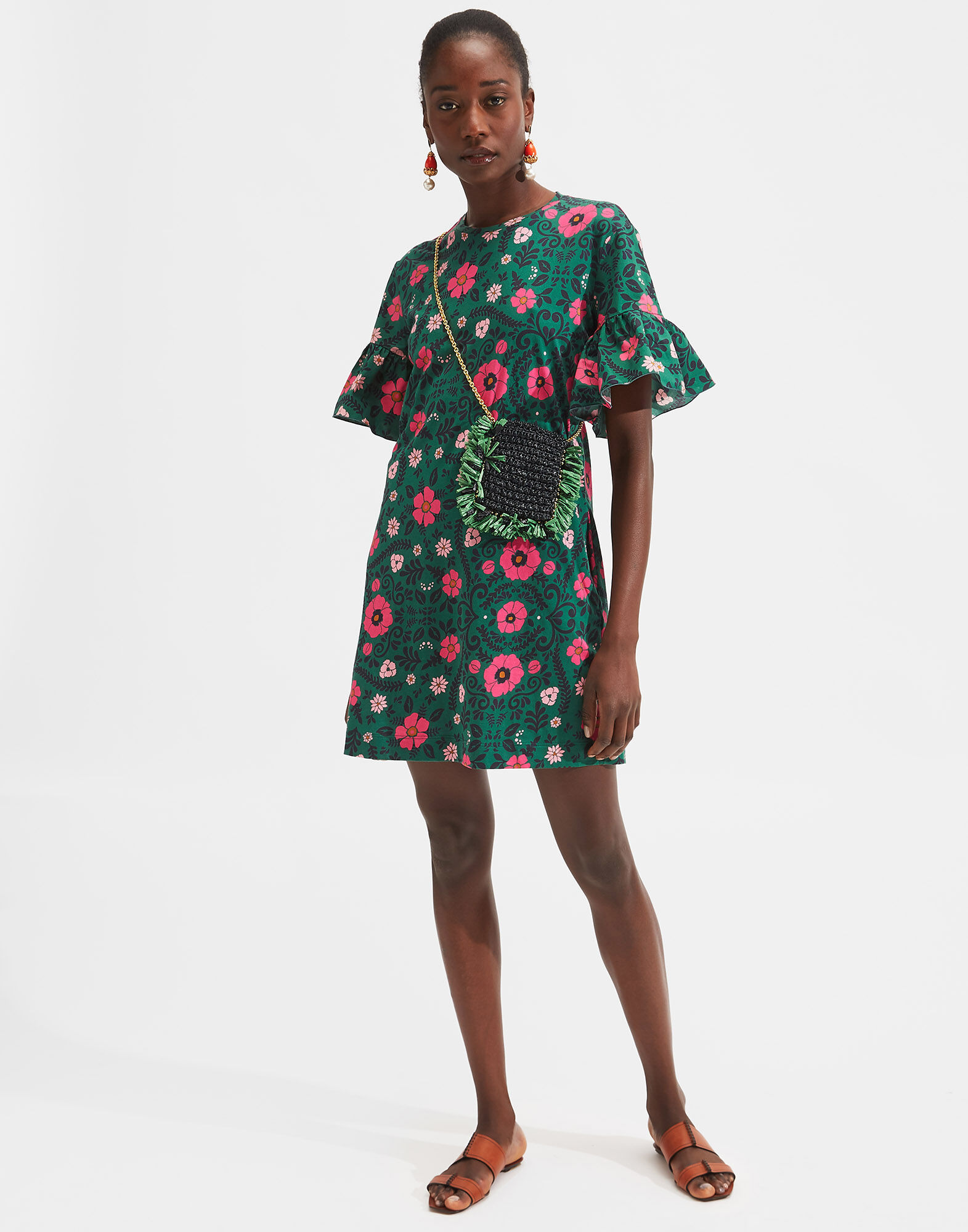 LaDoubleJ Walk The Dog Dress Heckfield Verde DRE0246JER002HEC0002