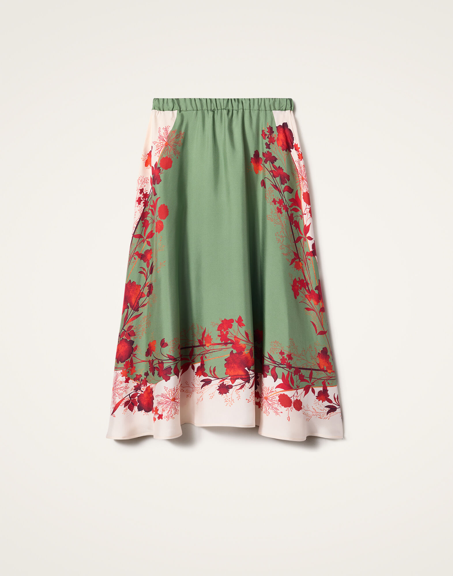 La DoubleJ Drawstring Skirt Woodland Plac&eacute;e Camouflage SKI0106SIL006WOD01GR08