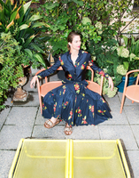 LaDoubleJ Boy Shirt LaDoubleJ Boy Shirt Space Flower SHI0001SIL001SPA0001