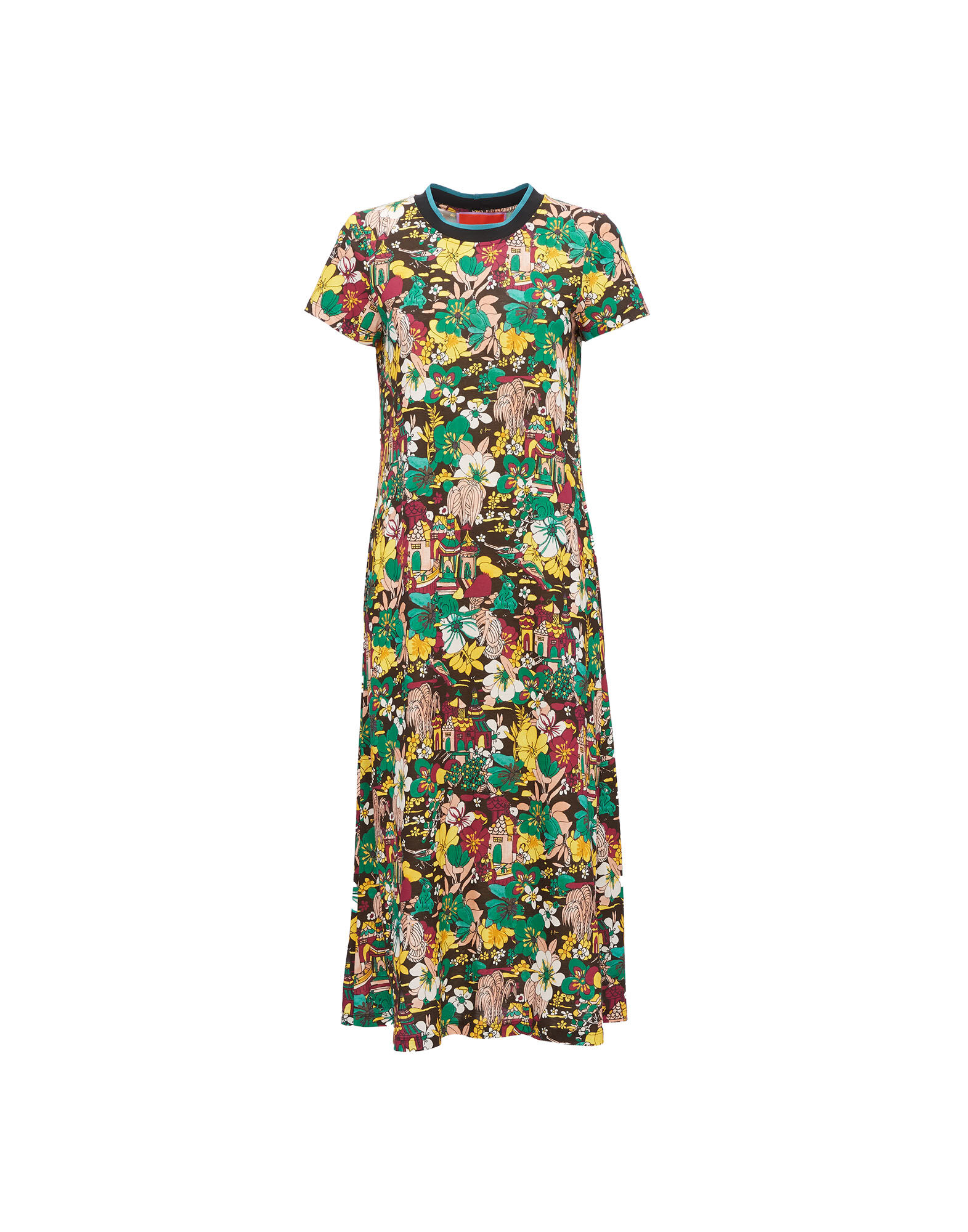 La DoubleJ Sporty Swing Dress Temples DRE0247JER002TEM0001