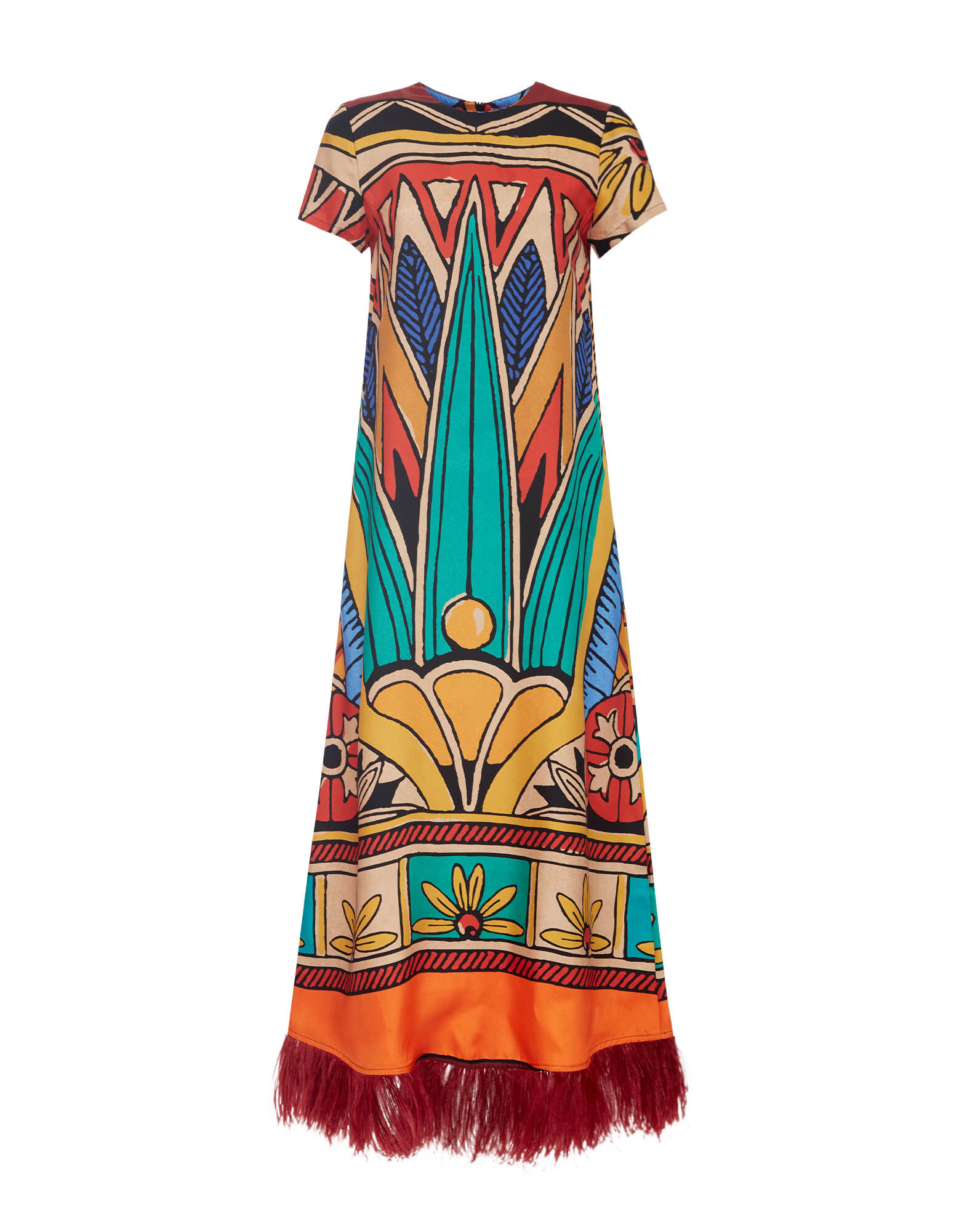 La DoubleJ Swing Dress Philae Plac&eacute;e DRE0316SIL001PHI01MU01