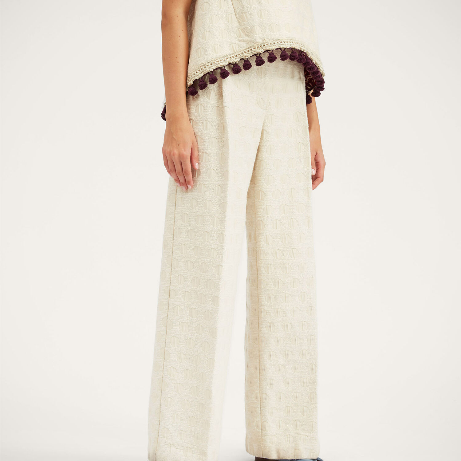 Shop La Doublej Loose Pants In Creamy