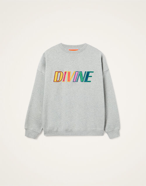 La DoubleJ Off Court Sweatshirt Divine Grey SWE0035JER054SOE09GY02