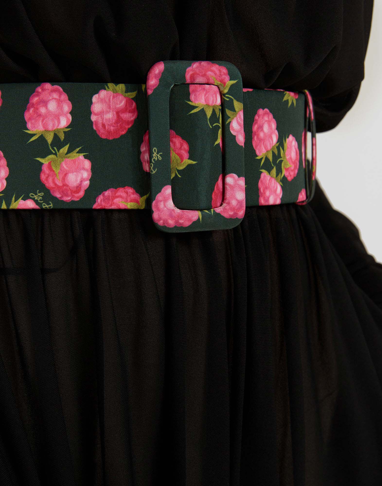 La DoubleJ Medium Belt Lampone Mini Emerald BEL0003FAI004FMB02GR04