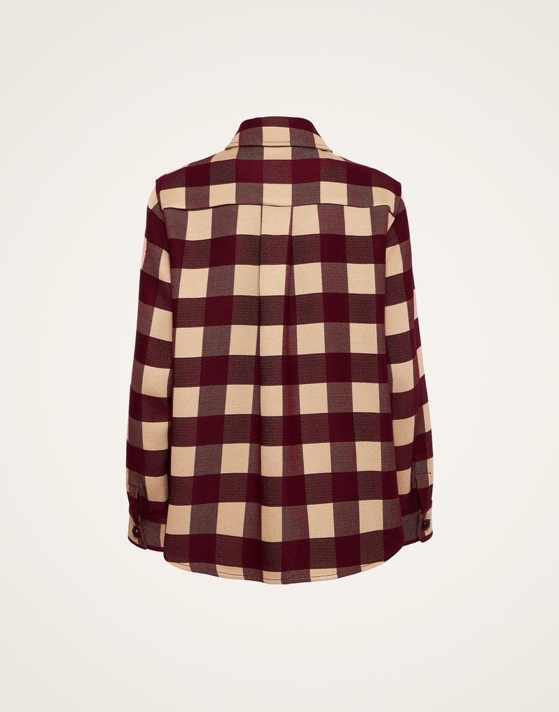 La DoubleJ Better Than Your Boyfriend's Jacket La DoubleJ Better Than Your Boyfriend's Jacket Checkers Burgundy JAC0112VIS021CHK02RE02