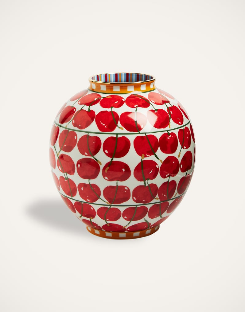 La DoubleJ Bubble Vase La DoubleJ Bubble Vase Cherries Avorio VAS0003CER001CHY0005