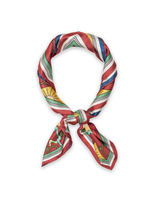 La DoubleJ Scarf Double (90X90) La DoubleJ Scarf Double (90X90) Taormina Placée Ivory SCA0039SIL006LRT01WH04