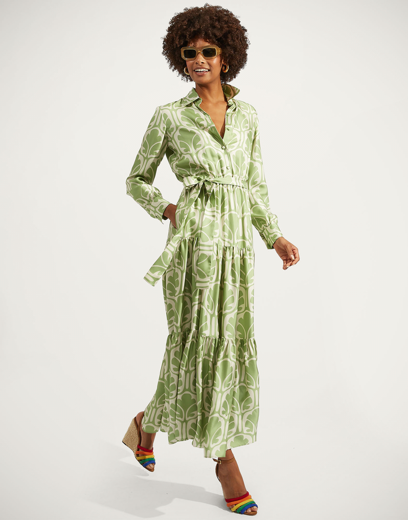 La DoubleJ Bellini Dress La DoubleJ Bellini Dress Grove DRE0016SIL001GRV01GR05