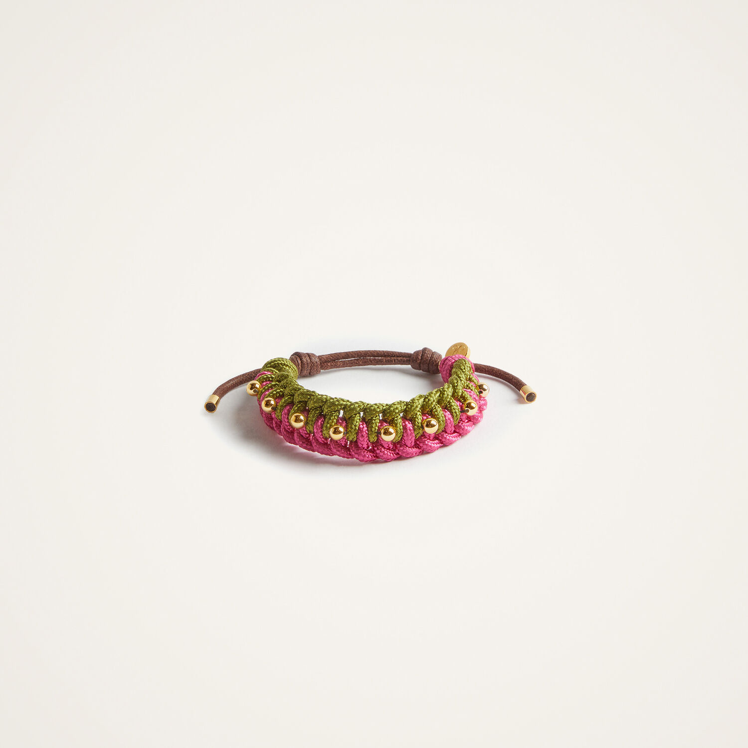 La Doublej Better Together Bracelet In Bicolor Pink & Green