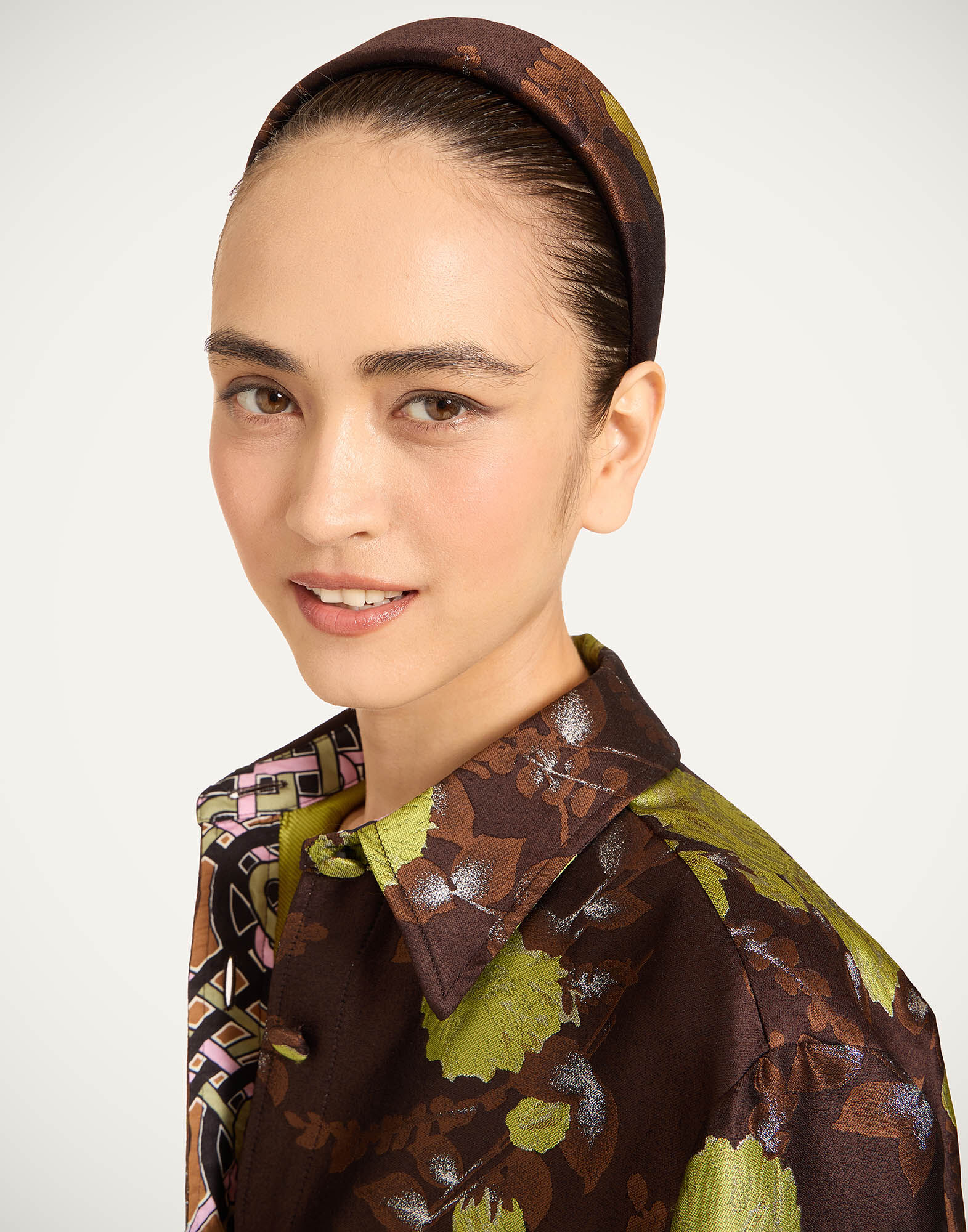 La DoubleJ Flat Headband Devon Brown HEB0023JCQ141DEV05BR02