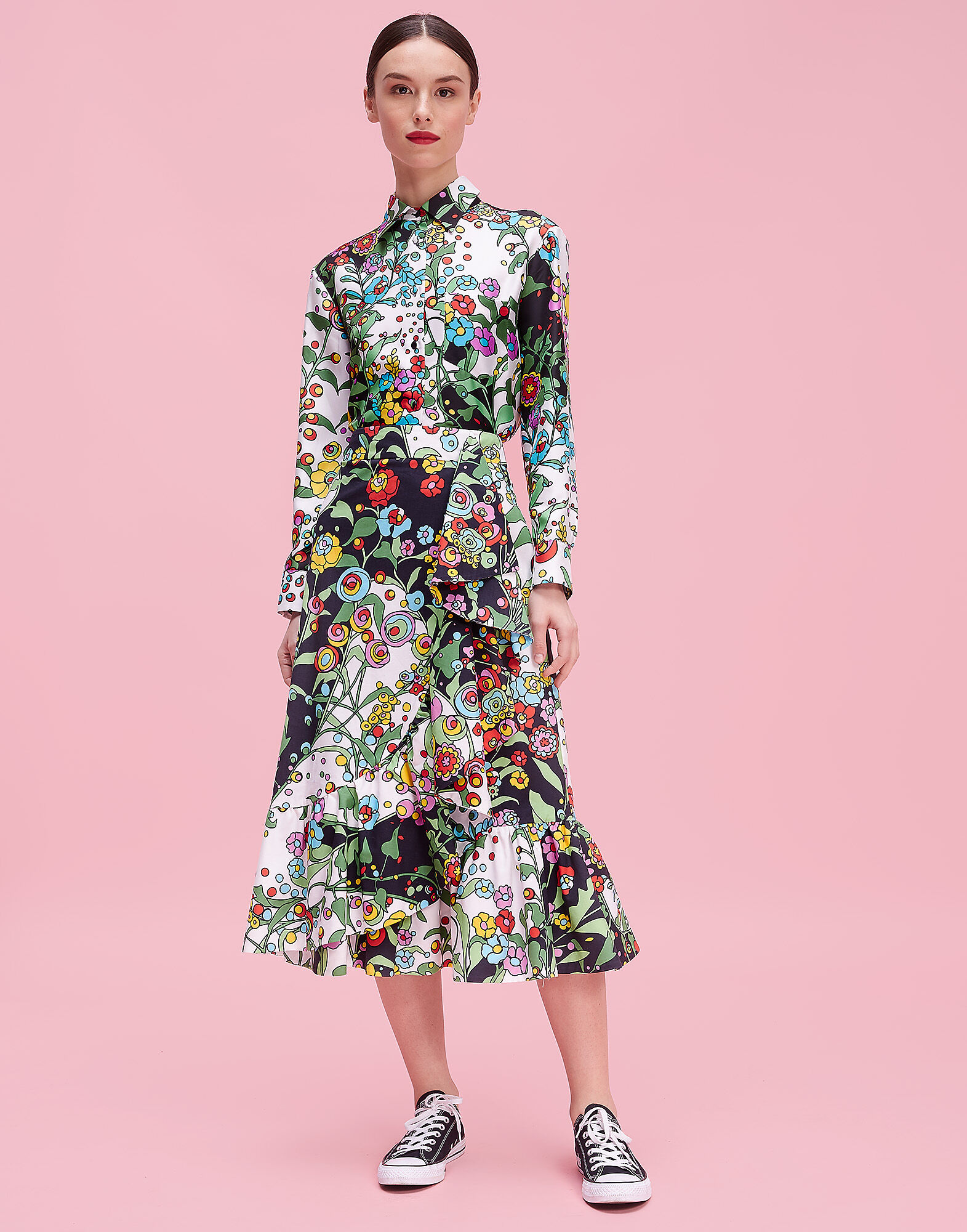 LaDoubleJ Jazzy Skirt Holly Hock SKI0021COT006HOL0001