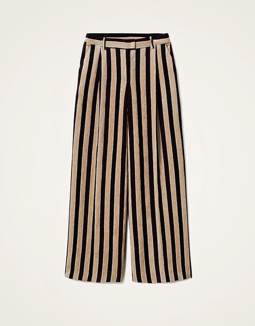 La DoubleJ Loose Pants La DoubleJ Loose Pants Stripes Light Beige TRO0135VIS026STR08BR01