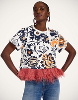 La DoubleJ La Scala Tee La DoubleJ La Scala Tee Selva White TSH0026JER039SEL06WH01