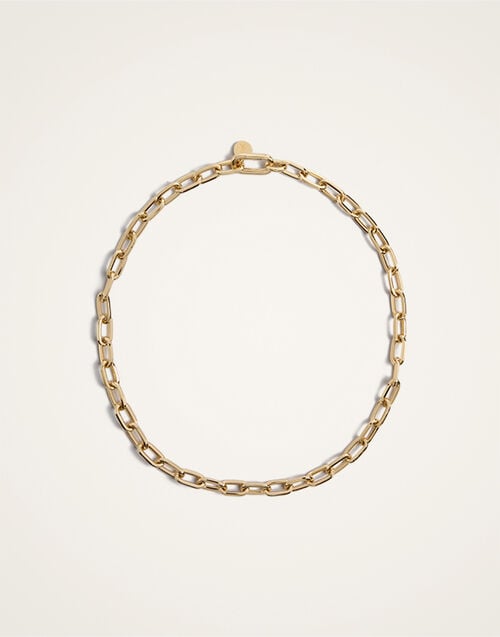 La DoubleJ Chunky Chain La DoubleJ Chunky Chain 24k Gold Plate NEC0037BRA003SOLIDYE05