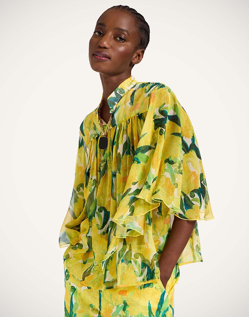 La DoubleJ Frappé Top La DoubleJ Frappé Top Zesty Yellow TOP0154CRE009ZES01YE02